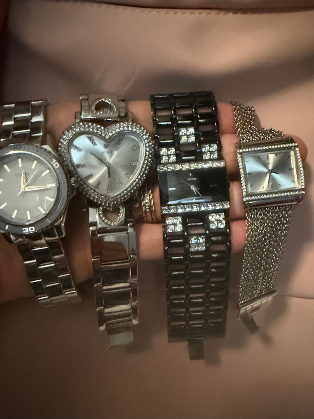 Women's GUESS watches - 4 total
